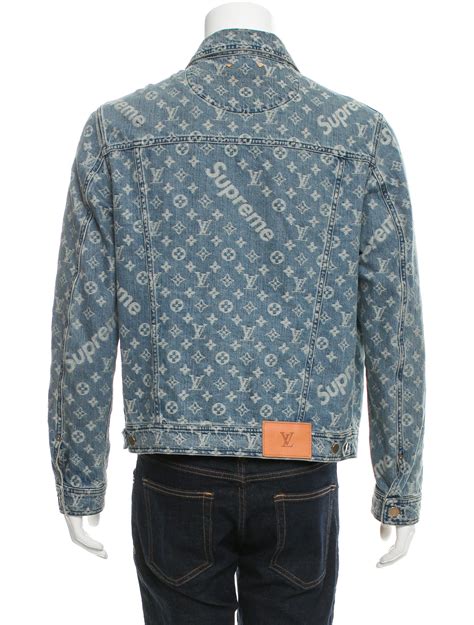 lv denim jacket men's